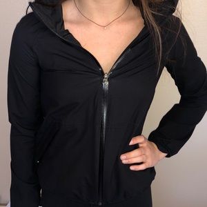Tight Black zip up super flattering